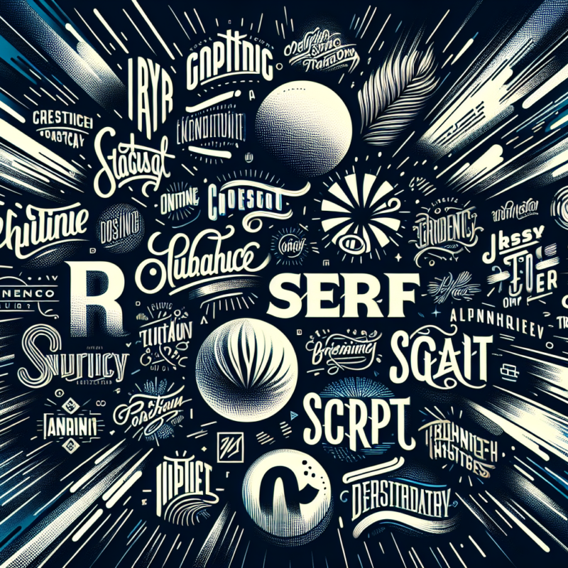 Various logo fonts