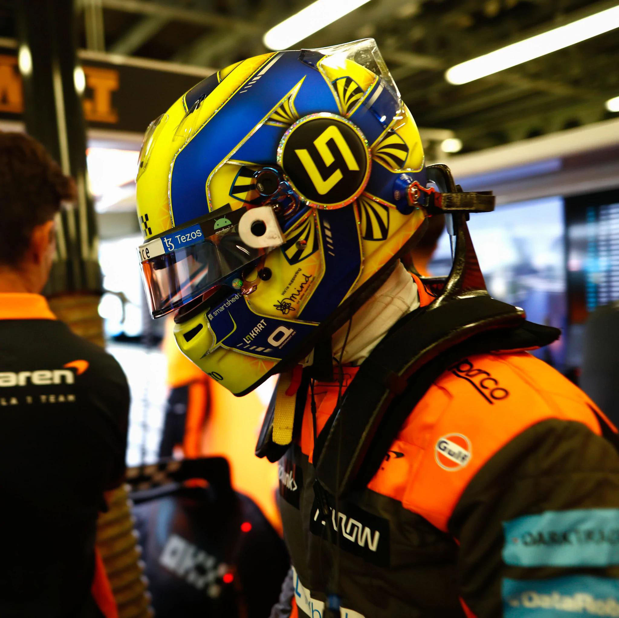 lando norris helmet