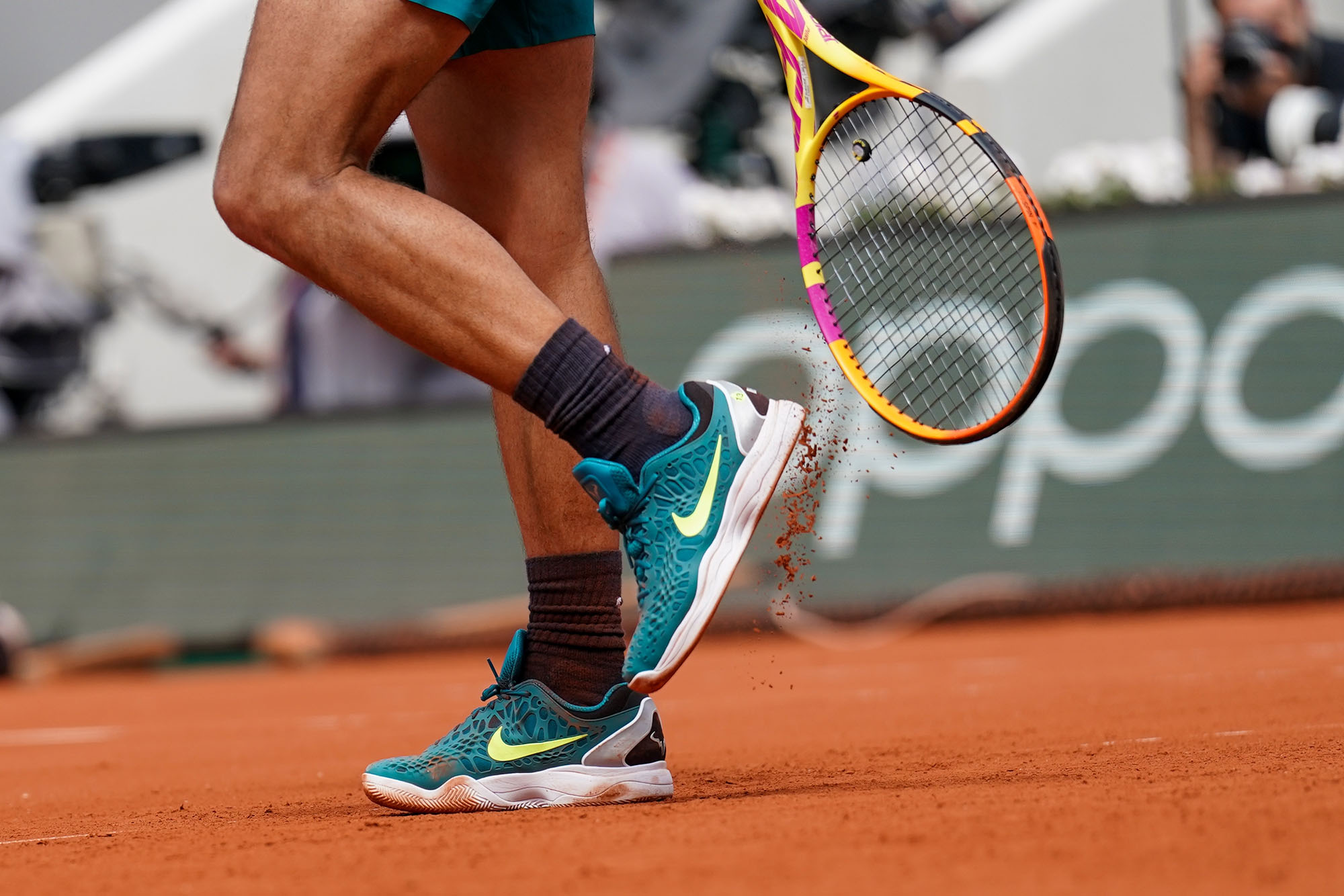 nike logo on shoes