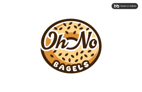 restaurant logo - oh no bagels