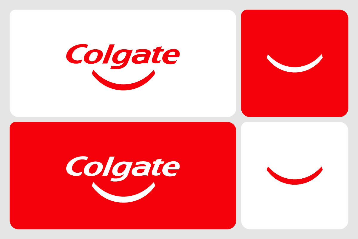 colgate logo variations