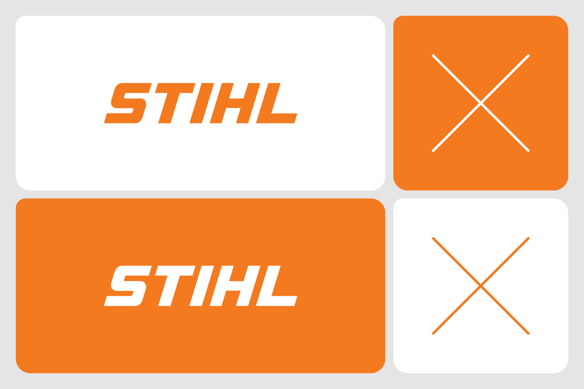 stihl logo variations
